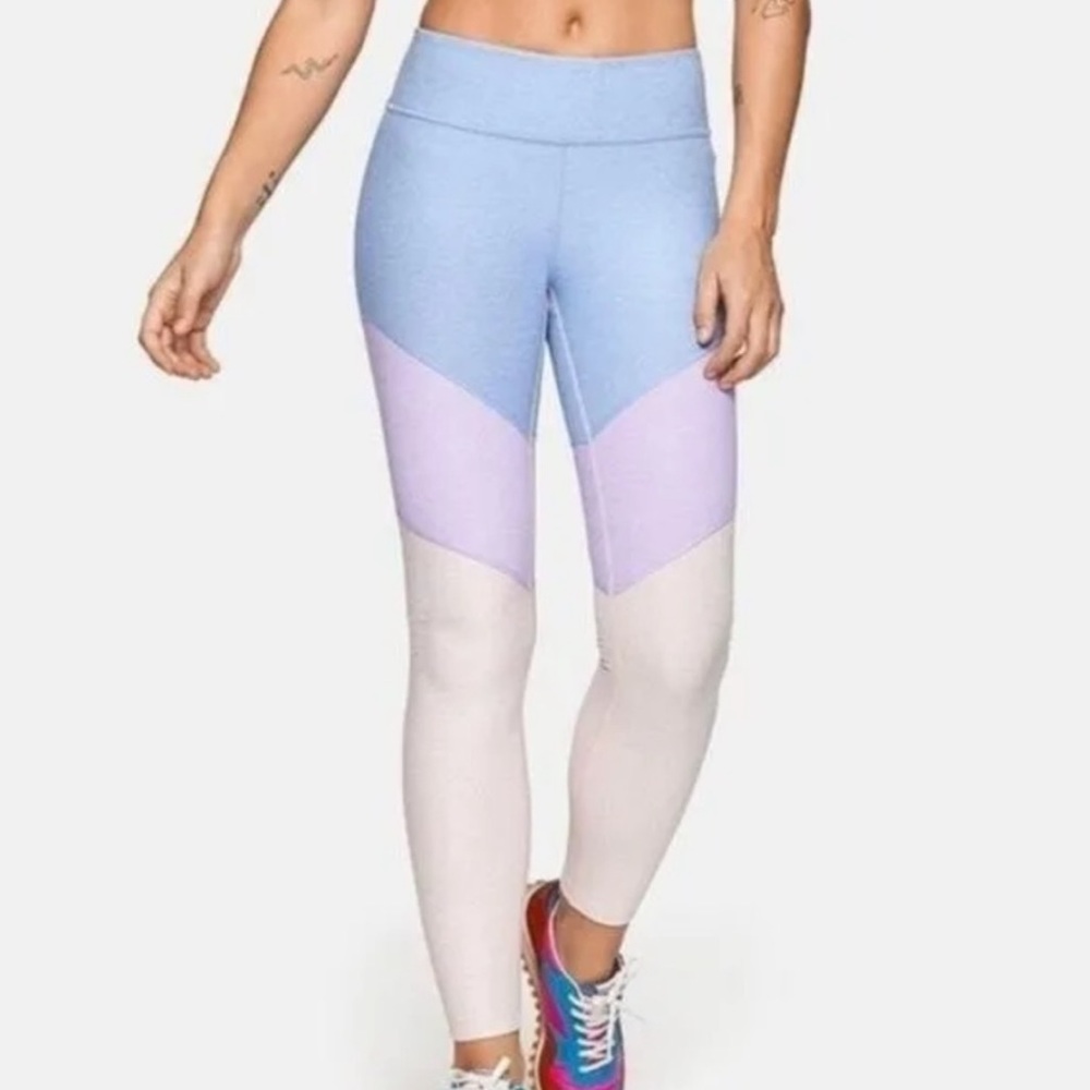 Outdoor Voices_ Outdoor Voices Tri-Color Block 7/8 Springs Leggings